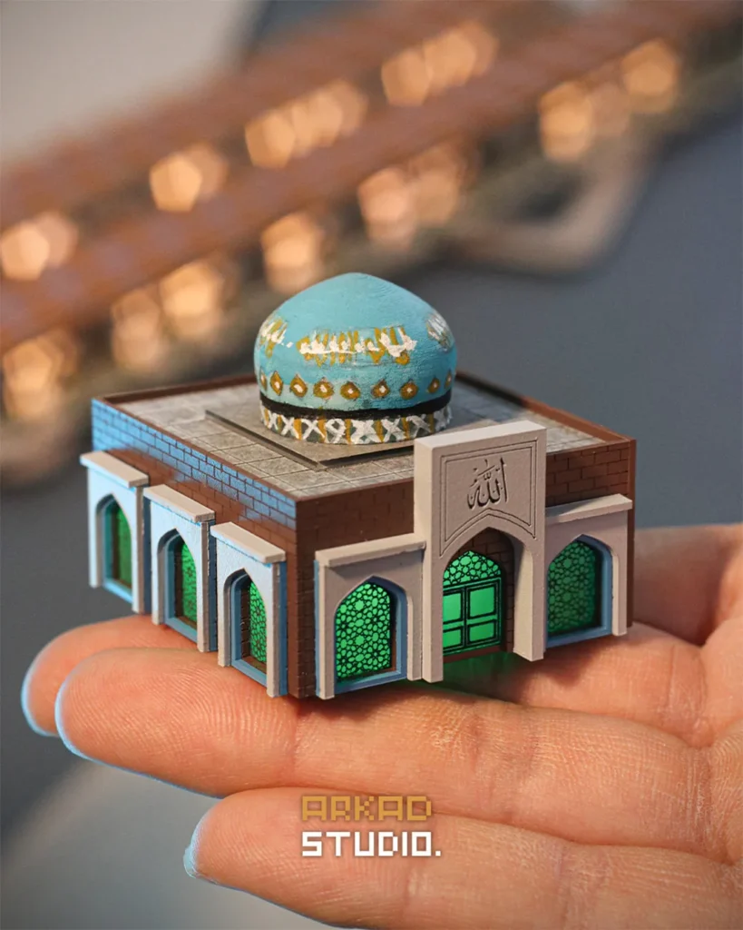 جزئیات دقیق ساختمان‌ها، تأسیسات ماکت شهرک صنعتی کیان زمرد - ماکت‌سازی آرکاد