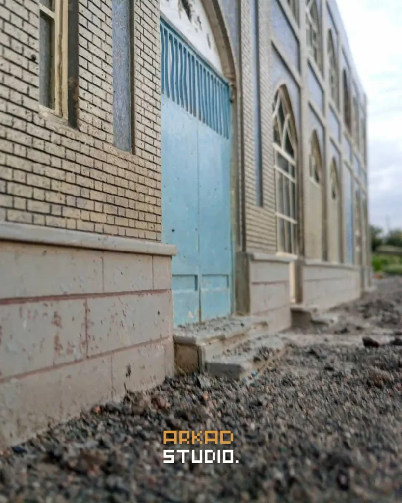جزئیات دقیق کاشی‌کاری، طاق‌ها و معماری ماکت مسجد جامع خرمشهر - ماکت‌سازی آرکاد