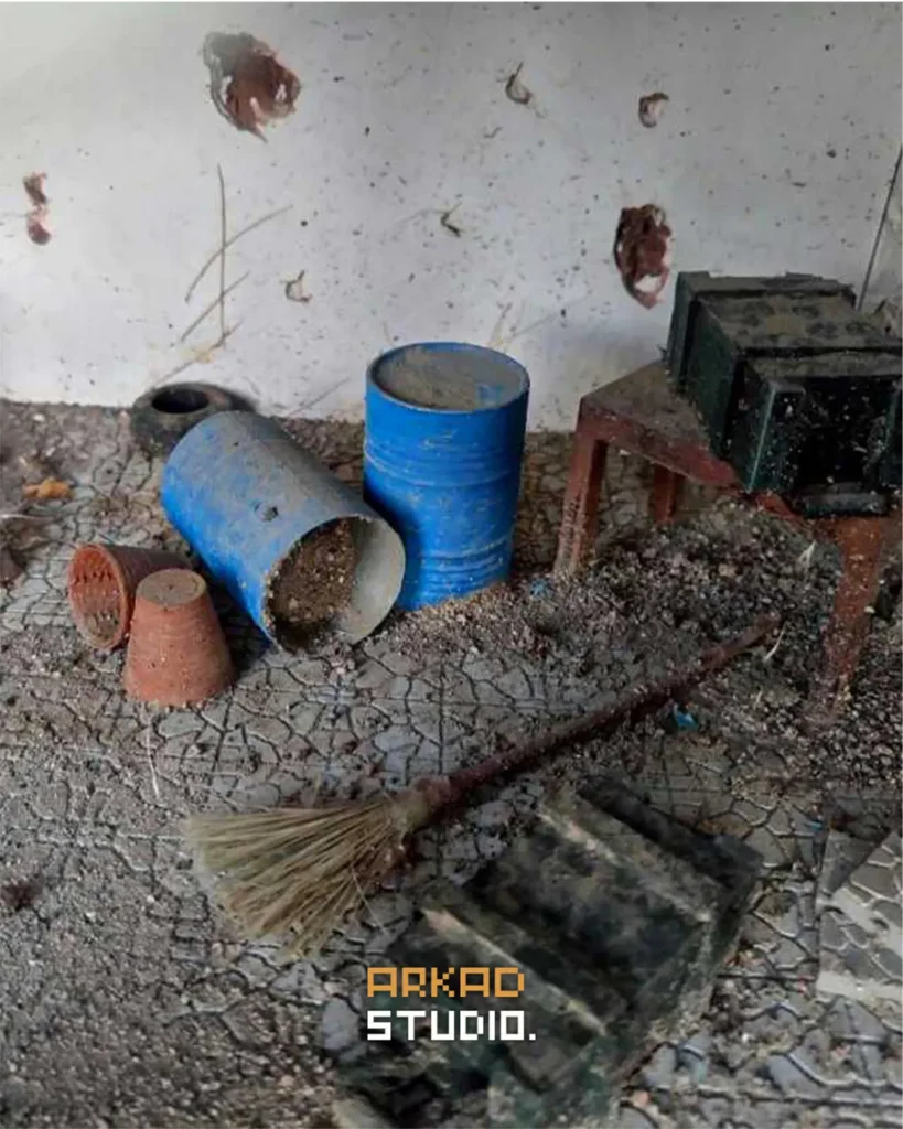 جزئیات دقیق کاشی‌کاری، طاق‌ها و معماری ماکت مسجد جامع خرمشهر - ماکت‌سازی آرکاد